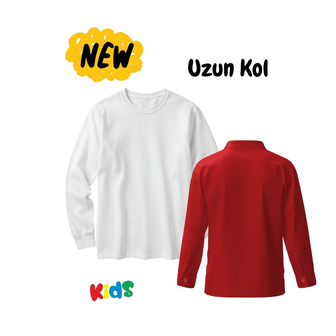 Uzun Kollu - Baskılı - Baskısız