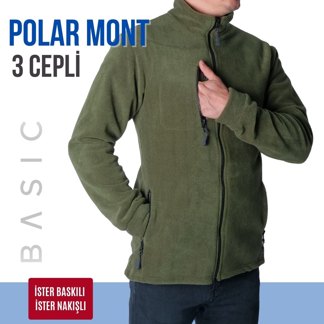 Polar Mont 3 Cepli / Haki Yeşil - Toptan İş Kıyafeti