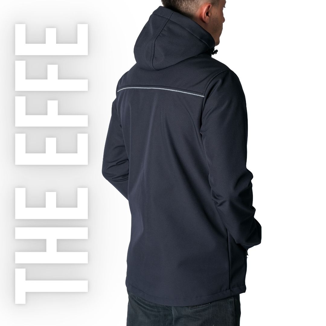 Softshell Mont Kapşonlu / Lacivert - Toptan İş Kıyafeti