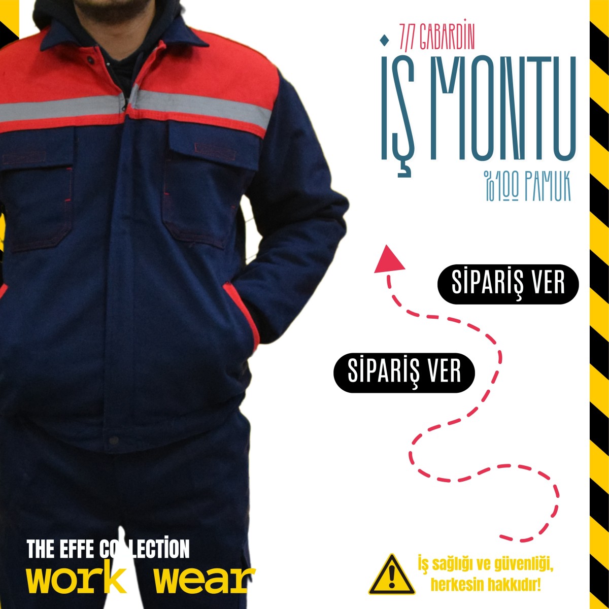 İş Montu Gabardin Lacivert  - İş Kıyafeti