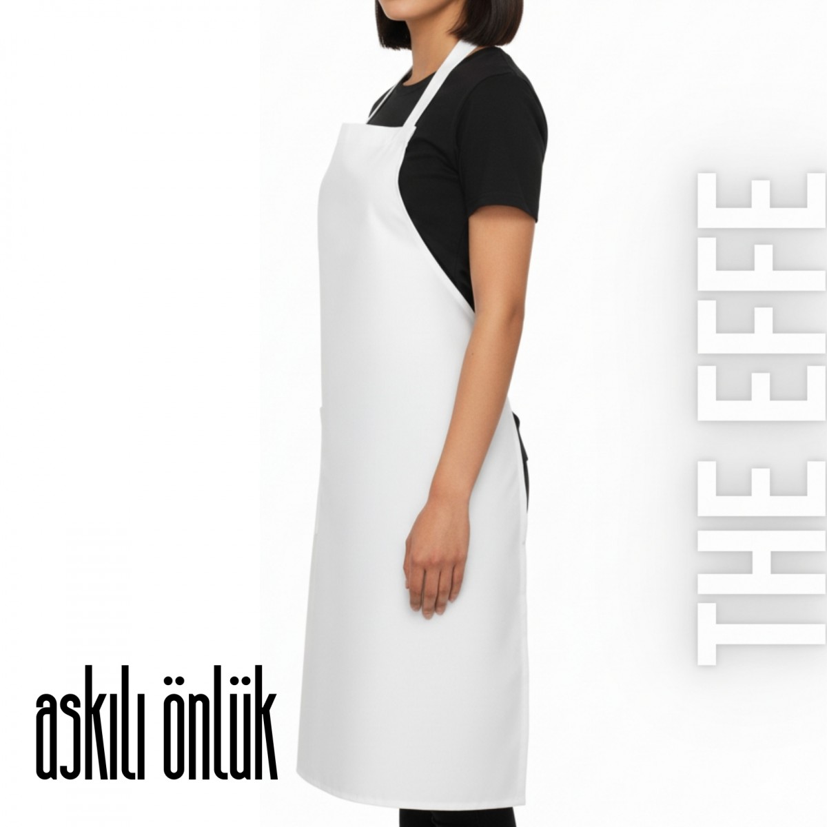 Mutfak-Aşçı Önlük Beyaz - İş Kıyafeti