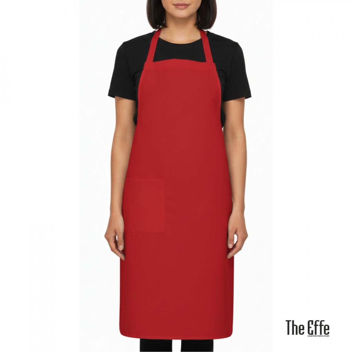 Mutfak-Aşçı Önlük Kırmızı - İş Kıyafeti