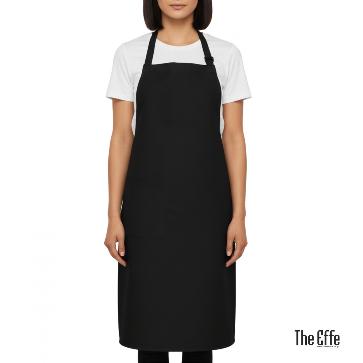 Mutfak-Aşçı Önlük Siyah - İş Kıyafeti