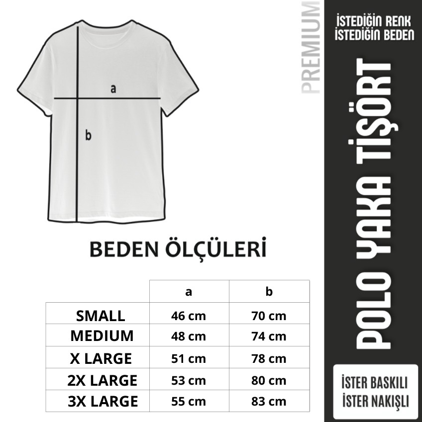 Polo Yaka T-shirt Saks Mavi- Toptan Premium