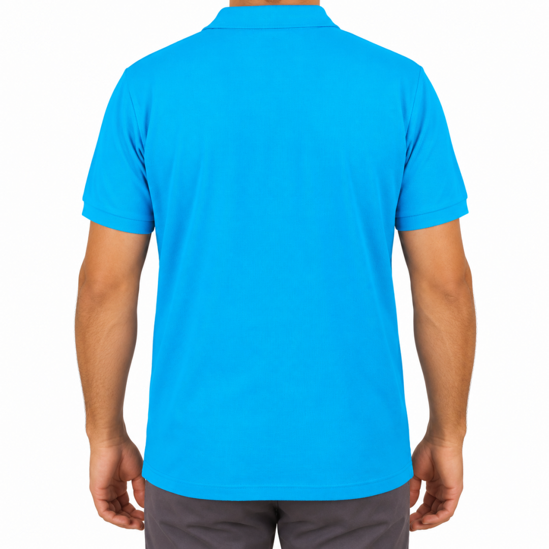 Polo Yaka T-shirt Turkuaz- Toptan Premium- Numune