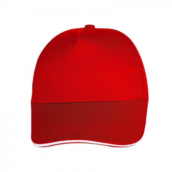 Şapka Gabardin  Kırmızı - Toptan Basic (Promosyon)