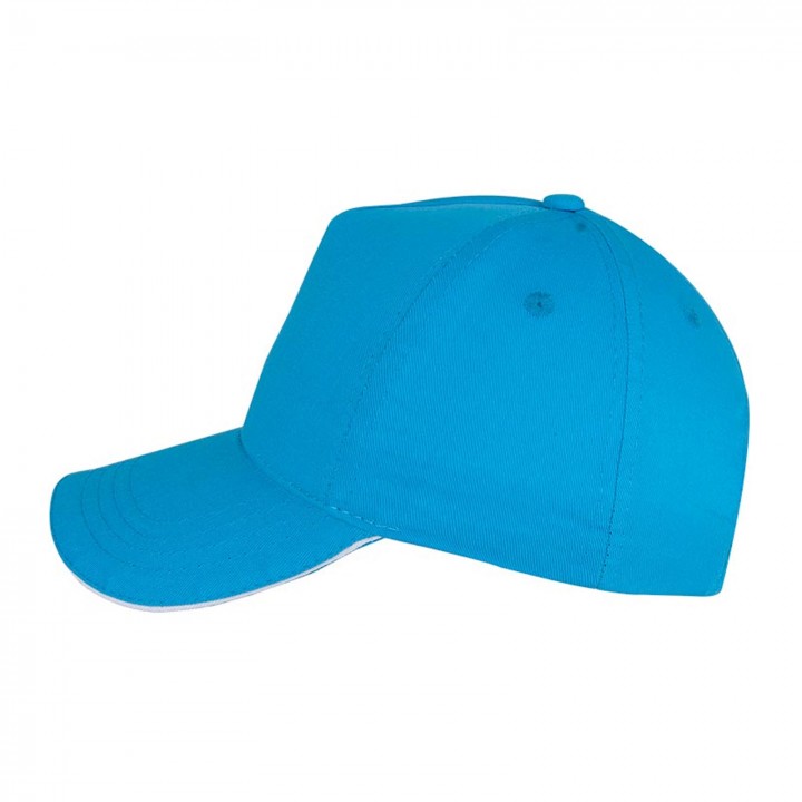 Şapka Gabardin Turkuaz - Toptan Basic (Promosyon)
