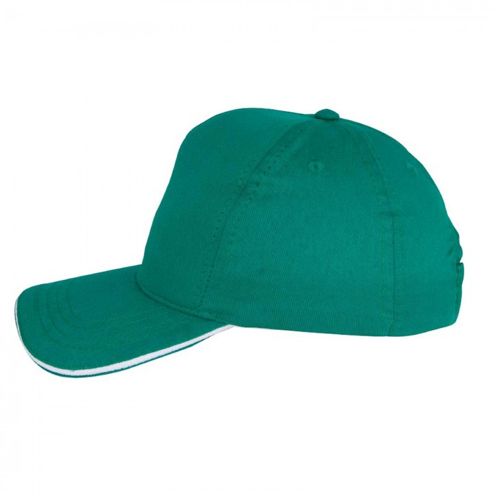 Şapka Gabardin Yeşil - Toptan Basic (Promosyon) Şapka Gabardin Yeşil - Toptan Basic (Promosyon)
