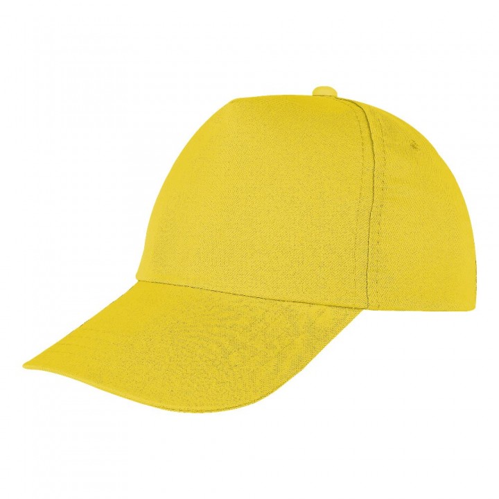 Şapka Polyester Sarı - Toptan Basic (Promosyon)