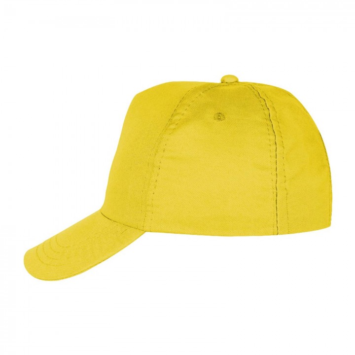 Şapka Polyester Sarı - Toptan Basic (Promosyon)