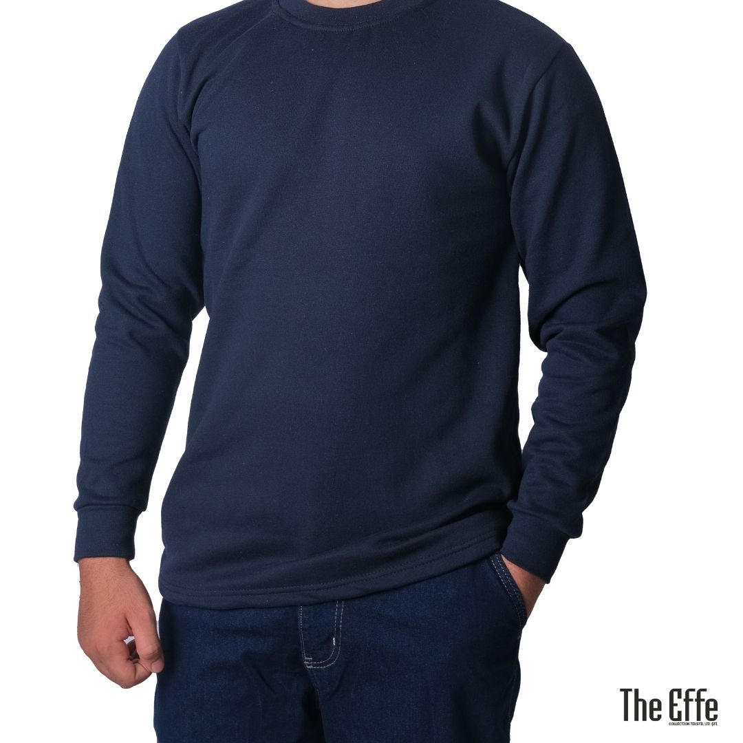 Sıfır Yaka Sweat Lacivert - Toptan İş Kıyafeti Sıfır Yaka Sweat Lacivert - Toptan İş Kıyafeti