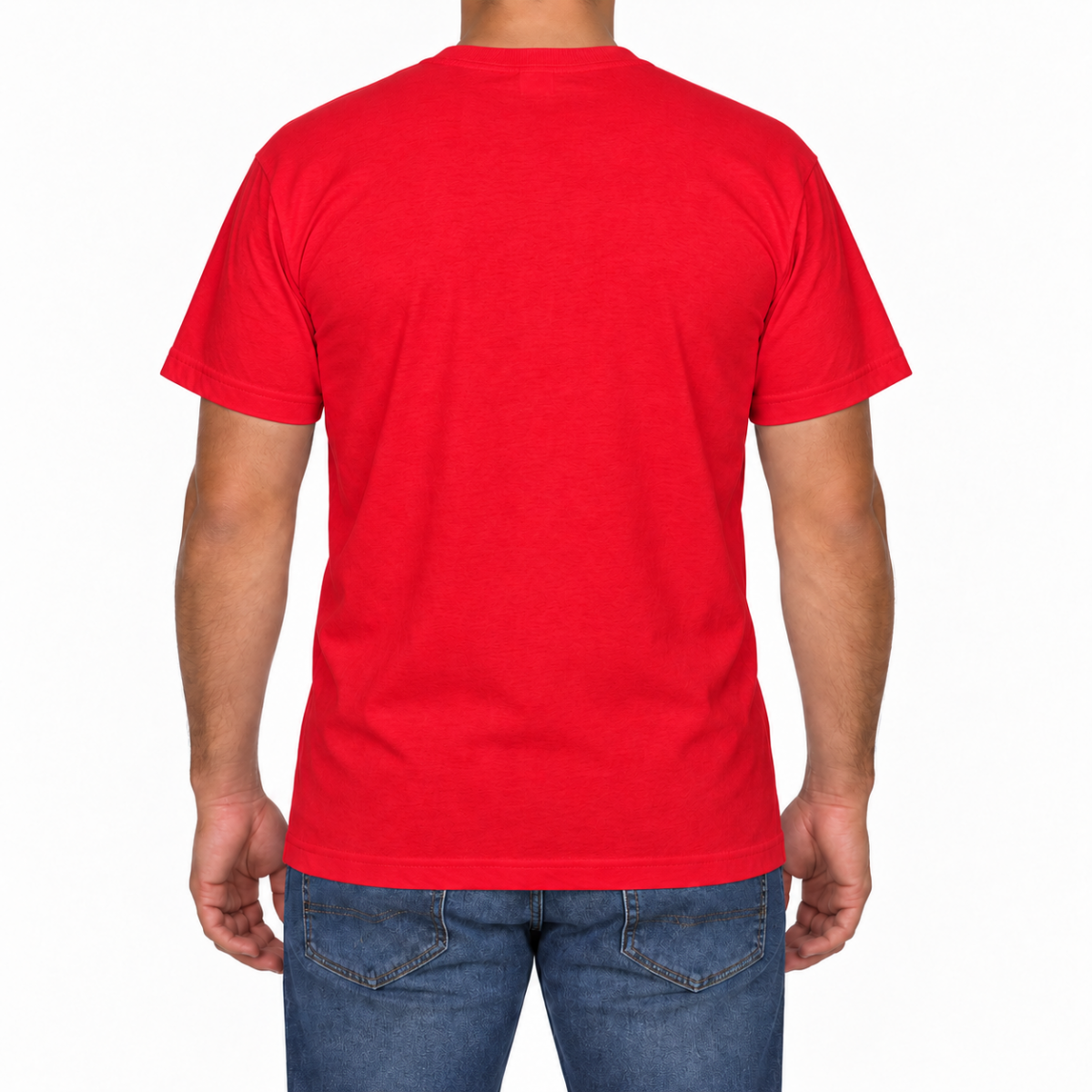 Sıfır Yaka T-shirt Kırmızı - Toptan Company