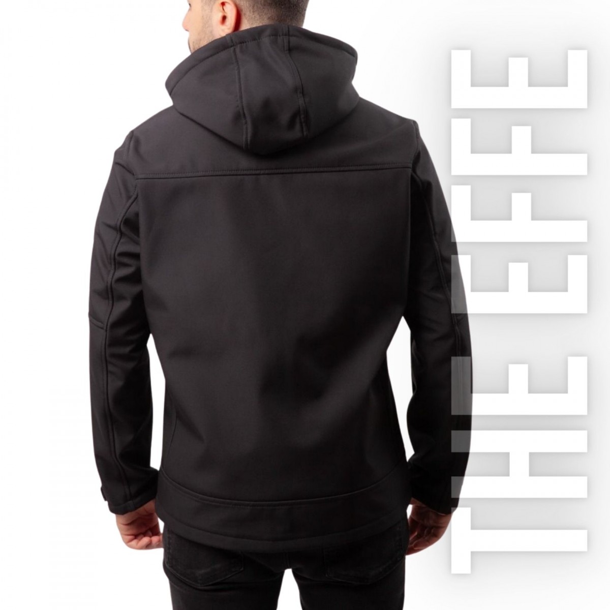 Softshell Mont Kapşonlu / Siyah - Toptan İş Kıyafeti Softshell Mont Kapşonlu / Siyah - Toptan İş Kıyafeti