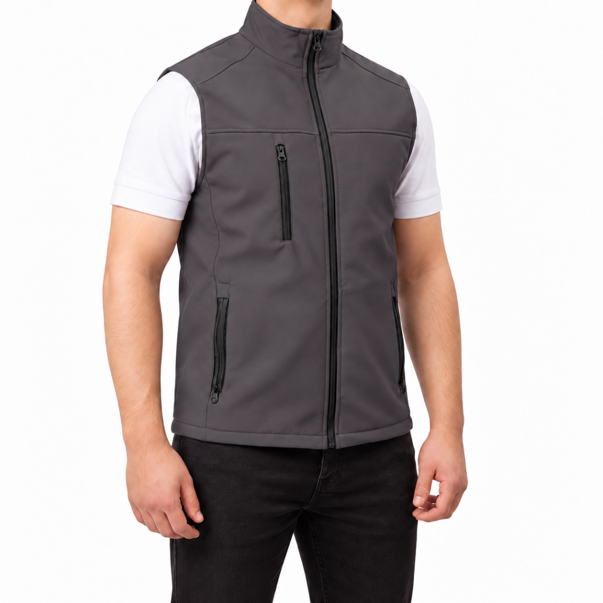 Softshell Yelek Gri - Numune Softshell Yelek Gri - Numune