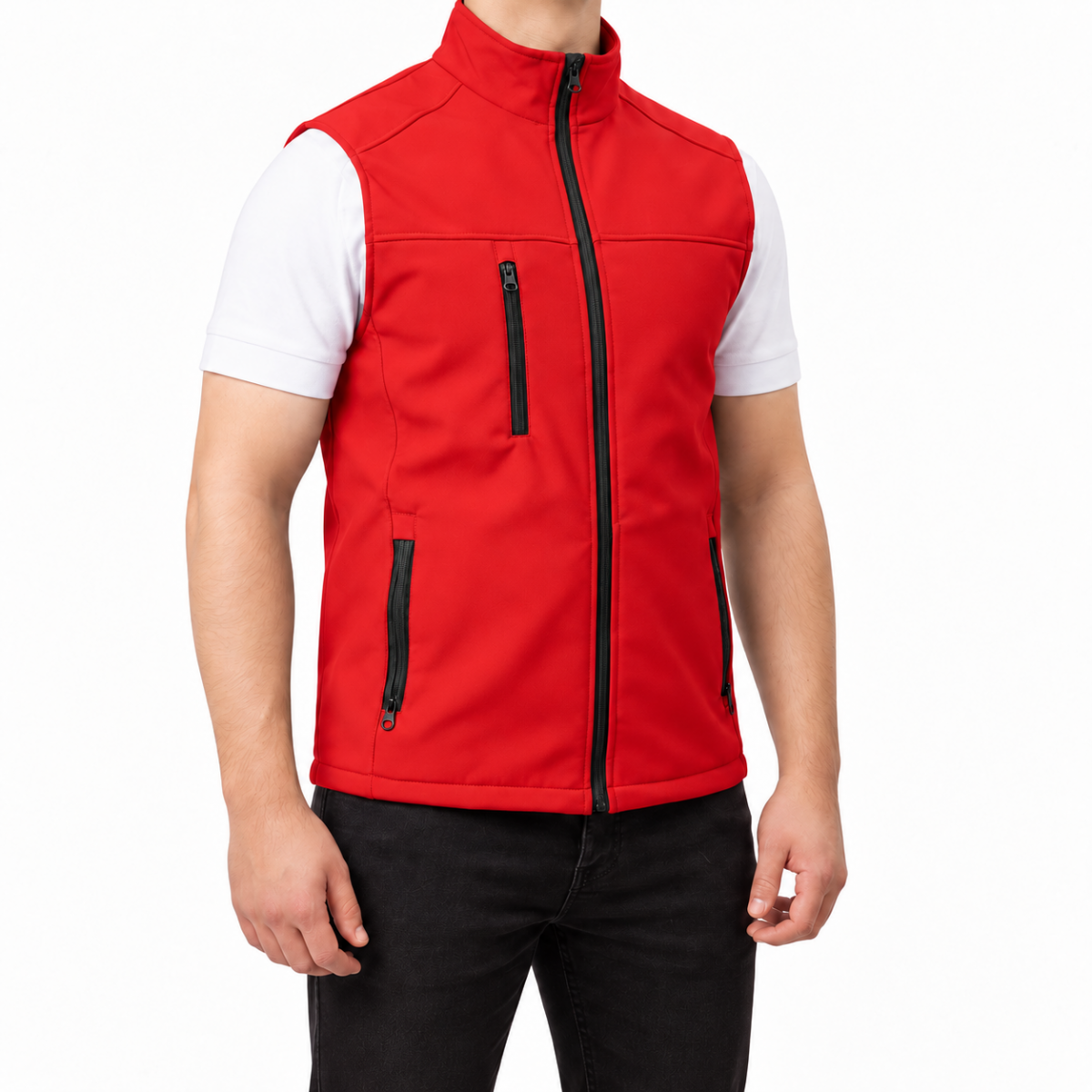 Softshell Yelek Kırmızı - Numune Softshell Yelek Kırmızı - Numune