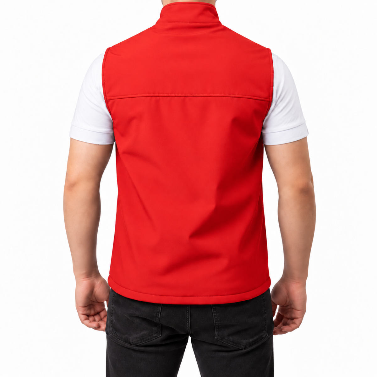 Softshell Yelek Kırmızı - Numune