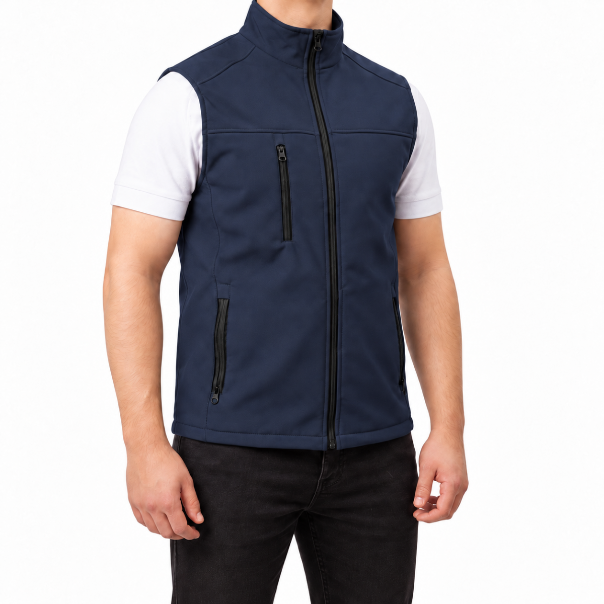 Softshell Yelek Lacivert - Numune