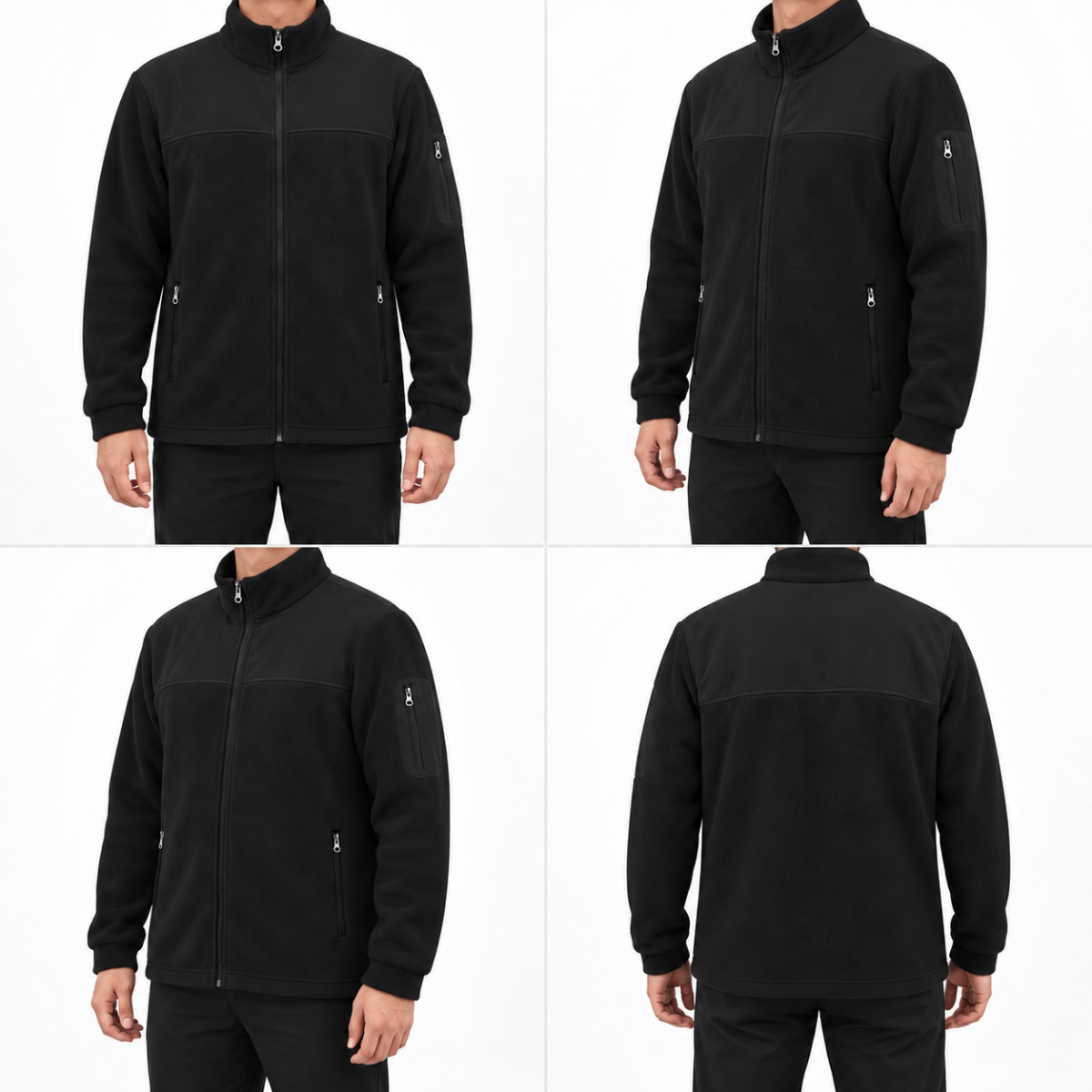 Softshelli Polar Mont 3 Cepli / Siyah - İş Kıyafeti- Numune