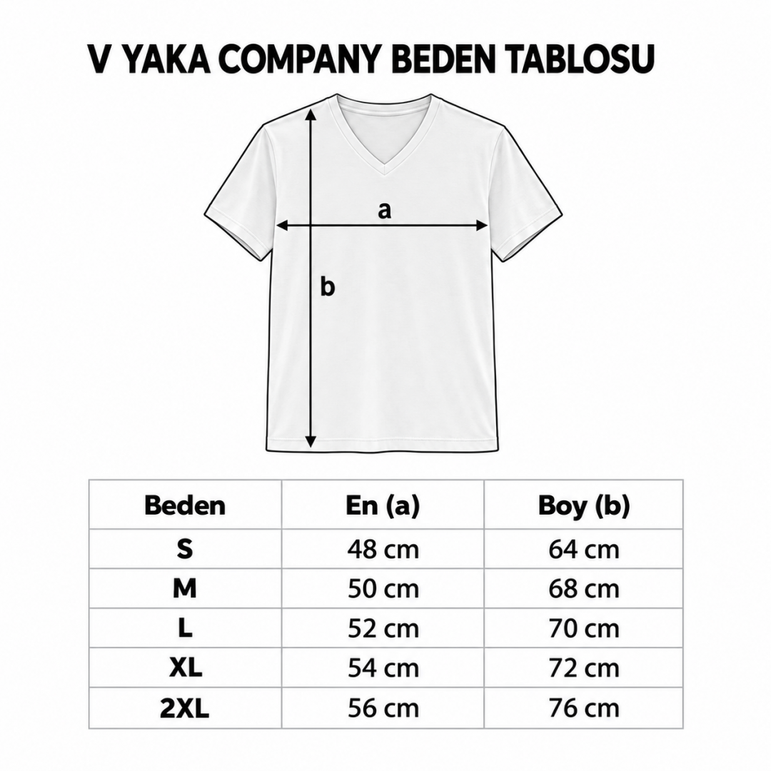 V Yaka T-shirt Gri - Toptan Company - Numune