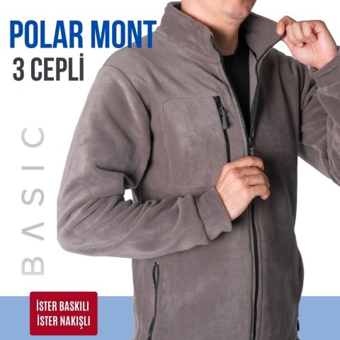 Polar Mont 3 Cepli / Gri - Toptan İş Kıyafeti