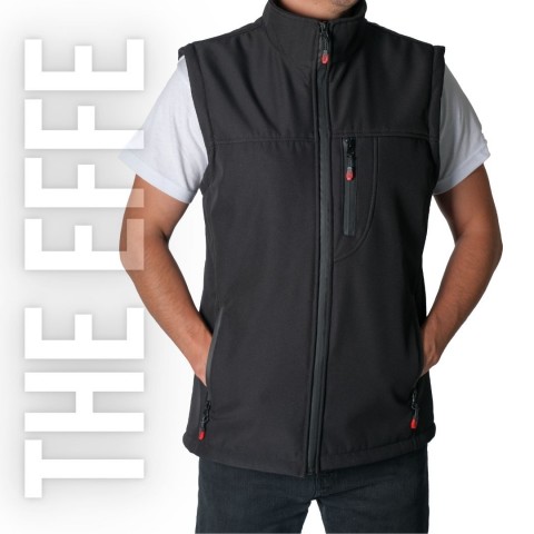 Softshell Yelek / Siyah - Toptan İş Kıyafeti