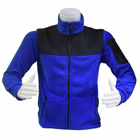 Softshelli Polar Mont 3 Cepli / Saks Mavi - Toptan İş Kıyafeti