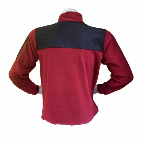 Softshelli Polar Mont 3 Cepli / Bordo - Toptan İş Kıyafeti