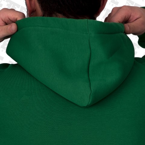 Basic  Sweatshirt Kapşonlu Yeşil