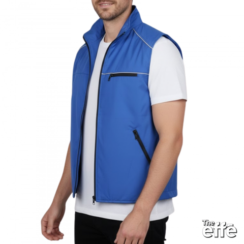 Bondi Yelek / Mavi - Toptan İş Kıyafeti Model 2