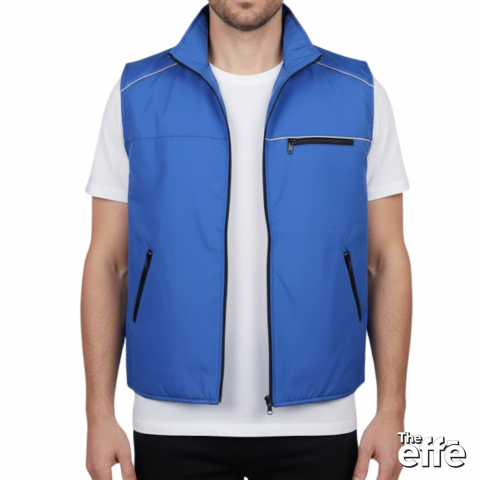 Bondi Yelek / Mavi - Toptan İş Kıyafeti Model 2