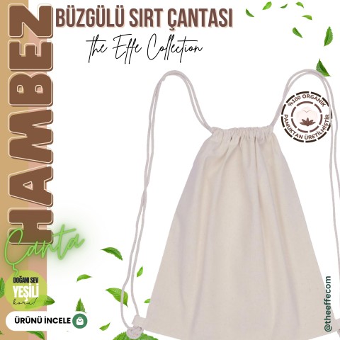Hambez Sırt Çantası 35x40 cm - Toptan Basic (Promosyon)