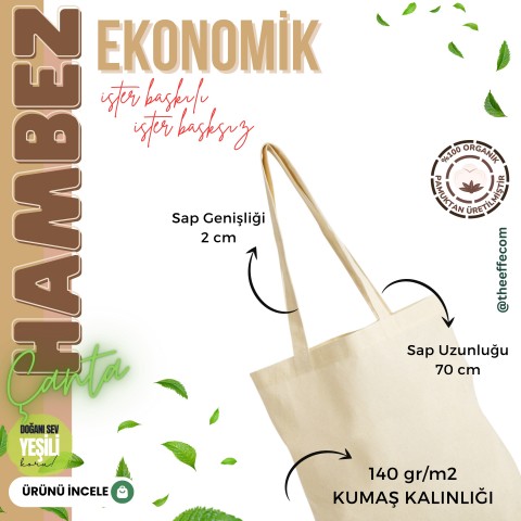 Hambez Çanta 35x40 cm - Toptan Basic (Promosyon)