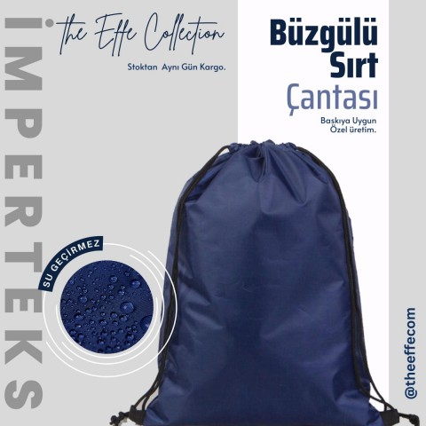 İmperteks Çanta 35x40 cm / Lacivert - Toptan Basic (Promosyon)