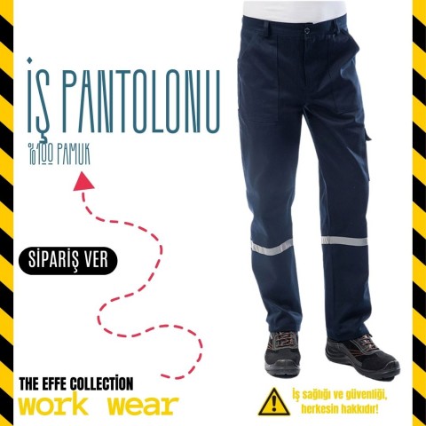 İş Pantolonu Lacivert - Toptan İş Kıyafeti