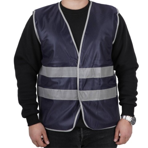İşçi İkaz Yeleği Lacivert - İş Kıyafeti- Numune