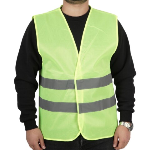 İşçi İkaz Yeleği Sarı - İş Kıyafeti- Numune