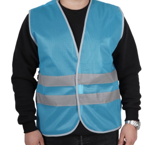 İşçi İkaz Yeleği Turkuaz- İş Kıyafeti- Numune