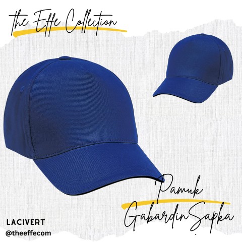 Şapka Gabardin  Lacivert - Toptan Basic (Promosyon)