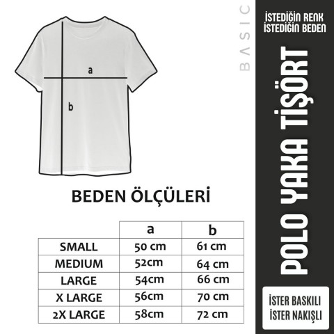 Polo Yaka T-shirt Antrasit Gri - Toptan Basic (Promosyon)