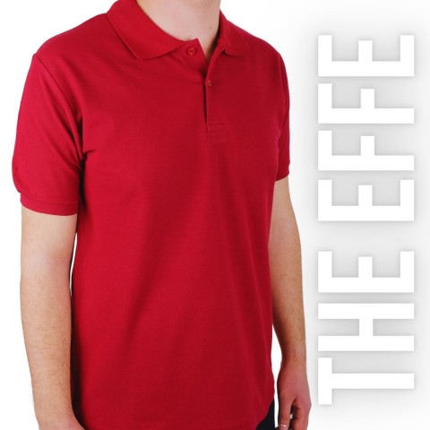 Polo Yaka T-shirt Bordo - Toptan Premium- Numune