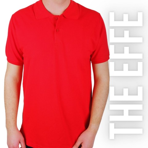 Polo Yaka T-shirt Kırmızı - Toptan Premium
