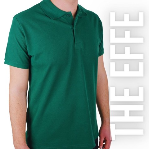 Polo Yaka T-shirt Koyu Yeşil - Toptan Premium- Numune