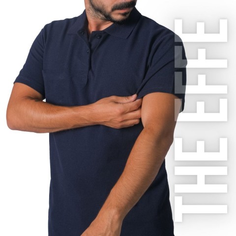 Polo Yaka T-shirt Lacivert - Basic (Promosyon)- Numune