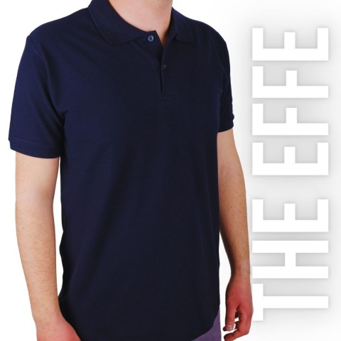 Polo Yaka T-shirt Lacivert - Premium- Numune