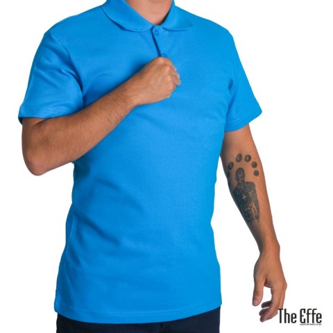 Polo Yaka T-shirt Turkuaz - Basic (Promosyon)- Numune