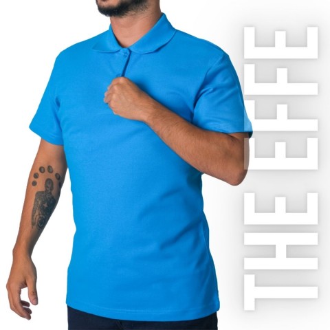 Polo Yaka T-shirt Turkuaz - Basic (Promosyon)- Numune