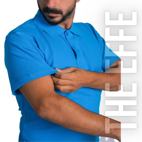 Polo Yaka T-shirt Turkuaz - Basic (Promosyon)- Numune