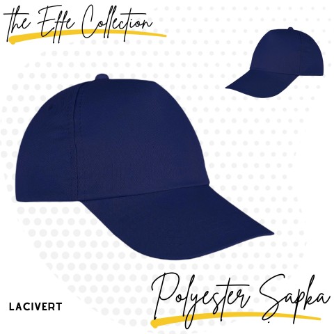 Şapka Polyester Lacivert - Toptan Basic (Promosyon)