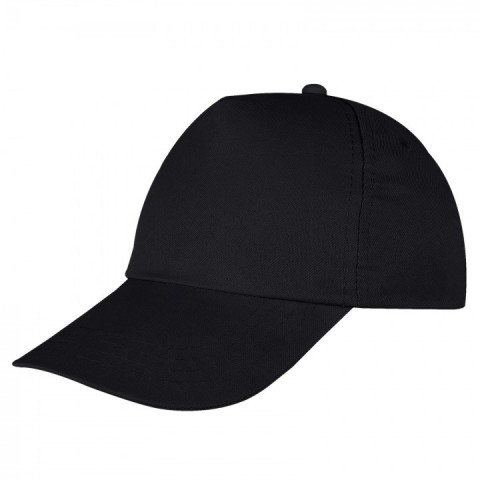 Şapka Polyester Siyah - Toptan Basic (Promosyon)
