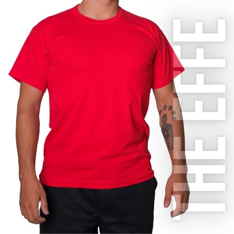 Sıfır Yaka T-shirt Kırmızı - Toptan Company